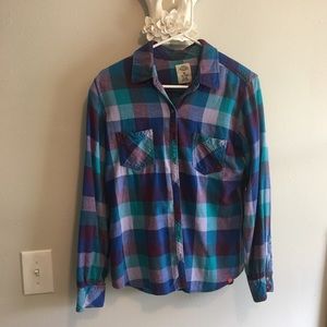 Plaid button up
